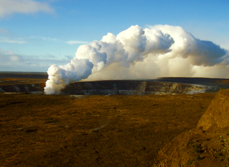 eruptions of kilauea. Kilauea Crater and Eruption of